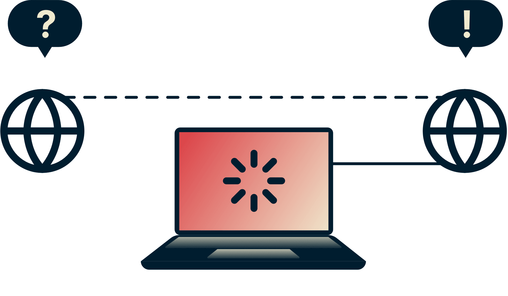 O que &eacute; "peering"? Diagrama mostrando dois ISPs que restringem a velocidade do streaming de v&iacute;deo de um laptop.